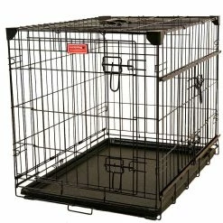 New 🔔 Cheapest 🛒 Lucky 🐶 🐕 Dog Slyder™ 🐶 🐕 Dog Crate With Sliding Side Door ✨ 😍
