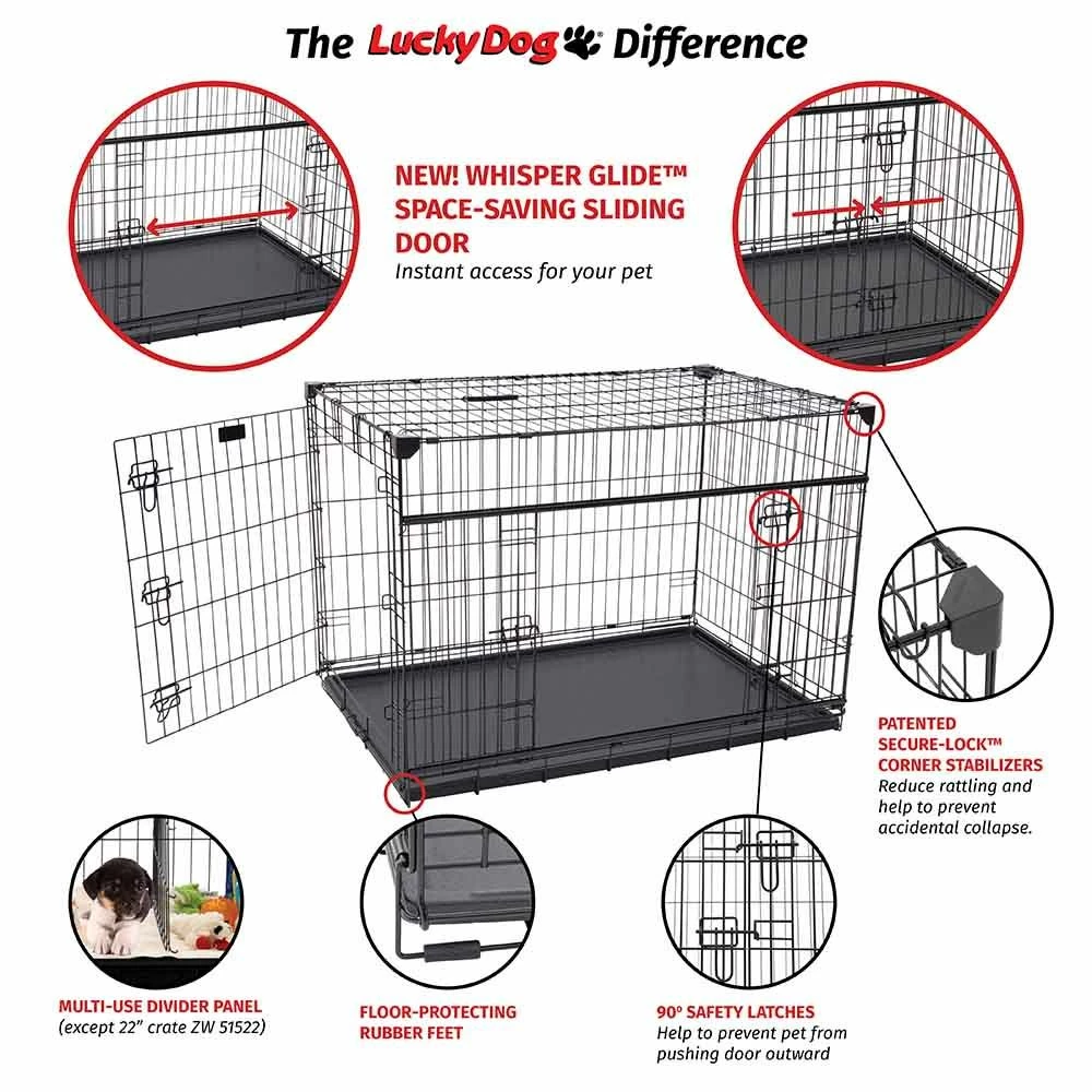 New 🔔 Cheapest 🛒 Lucky 🐶 🐕 Dog Slyder™ 🐶 🐕 Dog Crate With Sliding Side Door ✨ 😍 5 New 🔔 Cheapest 🛒 Lucky 🐶 🐕 Dog Slyder™ 🐶 🐕 Dog Crate With Sliding Side Door ✨ 😍 - Image 5