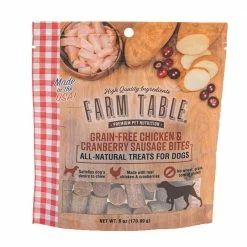 Best Pirce 💯 Promo 💯 Farm Table® Grain-Free Chicken & Cranberry Recipe Sausage Bites 🛒 😍