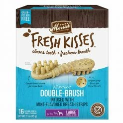 Best Sale 😀 Best reviews of 🎉 Merrick Fresh Kisses Mint Breath 🐶 🐶 Dog Treats 🔥 🧨 -Outlet Pets Store 0013081 1