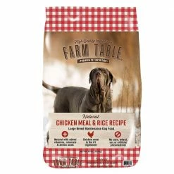 Discount 🎁 Top 10 🛒 Farm Table® Large Breed Natural Chicken Meal & Rice Recipe 🐶 🐕 Dog Food 35 Lb. 🔔 👍