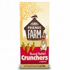 Outlet 🛒 Discount ❤️ Tiny Friends Farm Russel Rabbit Crunchers Treats 4.2 Oz. 🎉 🎁