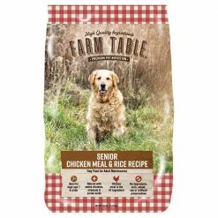 Budget 🔥 Best reviews of 🎁 Farm Table® Senior Chicken Meal & Rice Recipe Adult 🐕 🐕 Dog Food 😀 😍