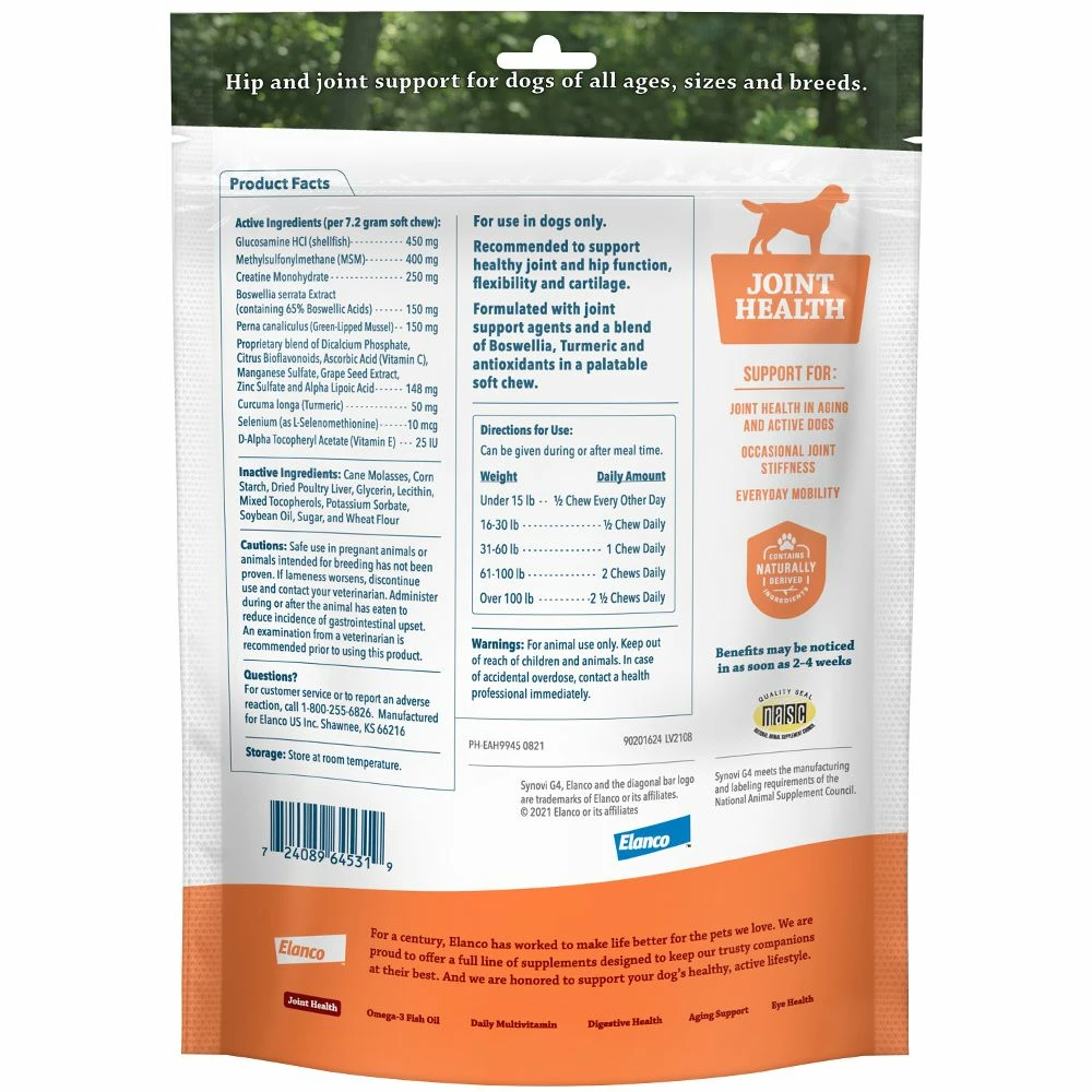 Promo โค๏ธ Coupon ๐ Elanco Synovi G4 Joint Health Soft Chews ๐ฅ ๐ฏ 2 Promo โค๏ธ Coupon ๐ Elanco Synovi G4 Joint Health Soft Chews ๐ฅ ๐ฏ - Image 2