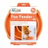 Discount ⌛ Outlet ⭐ Outward Hound Fun Feeder Swirl 🦮 🦮 Dog Feeder - Medium, Orange 😍 ✨