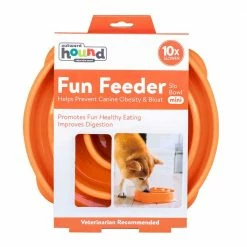Discount ⌛ Outlet ⭐ Outward Hound Fun Feeder Swirl 🦮 🦮 Dog Feeder - Medium, Orange 😍 ✨