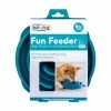 Budget 👍 Deals 😀 Outward Hound Fun Feeder Drop 🐶 🐕 Dog Feeder - Medium, Turquoise 🧨 🤩