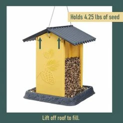Brand new ❤️ Discount 🌟 North States Yellow Pinecone Bird Feeder 🎉 🔥 -Outlet Pets Store 0043155 2