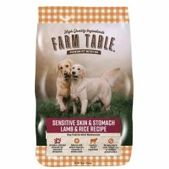 Coupon 🎁 Promo 😍 Farm Table® Sensitive Skin & Stomach Lamb & Rice Recipe 🐕 🦮 Dog Food 40 Lb. 🔔 🥰
