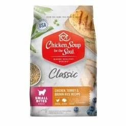 Discount ✔️ Brand new ✔️ Chicken Soup For The Soul Classic Adult Dry 🐕 🐕 Dog Food Small Bites Chicken, Turkey & Brown Rice Recipe 🔥 ❤️