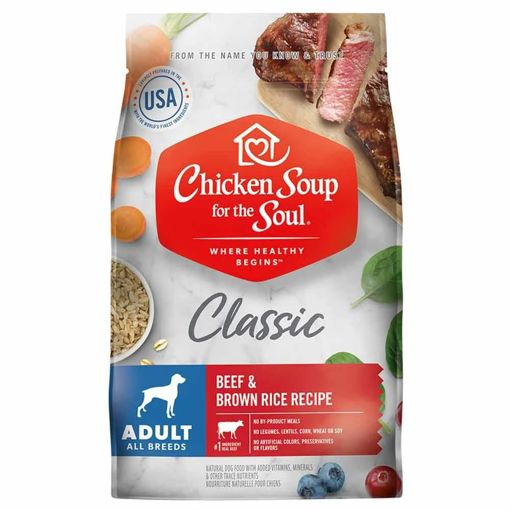 Hot Sale ๐ฅ Best Sale ๐ฅฐ Chicken Soup For The Soul Classic Adult Dry ๐ ๐ Dog Food Beef & Brown Rice Recipe 4.5 Lb. ๐ ๐ 1 Hot Sale ๐ฅ Best Sale ๐ฅฐ Chicken Soup For The Soul Classic Adult Dry ๐ ๐ Dog Food Beef & Brown Rice Recipe 4.5 Lb. ๐ ๐
