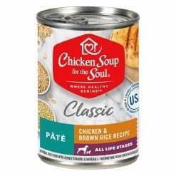 Coupon ❤️ Best Pirce 😉 Chicken Soup For The Soul Classic Wet 🐶 🐕 Dog Food Chicken & Brown Rice Recipe Pâté 13 Oz. 😉 ✔️