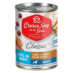 Best Pirce 🤩 Buy 😍 Chicken Soup For The Soul Classic Wet 🦮 🦮 Dog Food Turkey & Sweet Potato Recipe Cuts In Gravy 13 Oz. 💯 ❤️