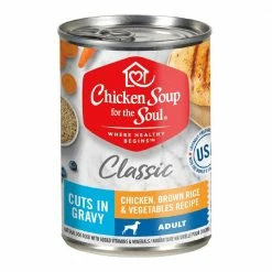 Buy 😍 Best reviews of ✔️ Chicken Soup For The Soul Classic Wet 🐕 🦮 Dog Food Chicken, Brown Rice & Vegetables Recipe Cuts In Gravy 13 Oz. 🔥 😉