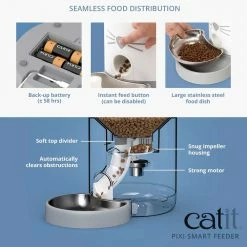 Best Sale 😉 Deals ❤️ Catit Pixi Smart Feeder 🧨 ⌛ -Outlet Pets Store 0046292 4