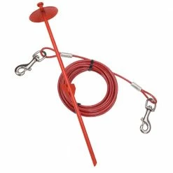 Brand new 😍 Best Pirce 💯 Titan By Coastal Pet Titan Dome Tie Out Stake And Cable Combo 👍 👏