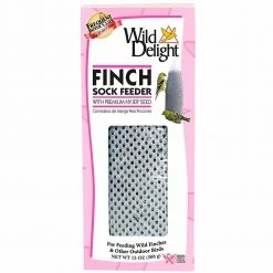 Brand new 👍 Discount 🌟 Wild Delight Finch Sock Feeder With Nyjer Seed ✨ 😉