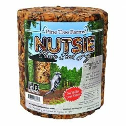 Hot Sale 😍 Best Sale 👏 Pine Tree Farms Nutsie Classic Seed Log 40 Oz. 🌟 🥰