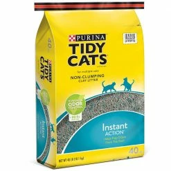 Best deal 🌟 Best deal ⌛ Tidy Cats Instant Action Non-Clumping Cat Litter For Multiple Cats 40 Lbs. 💯 🤩