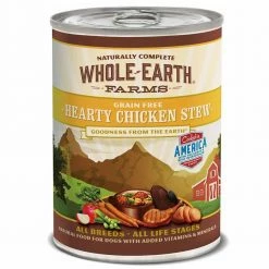Top 10 ⌛ Hot Sale ❤️ Merrick Whole Earth Farms- Grain Free Recipe Canned 🦮 🐶 Dog Food 12.7 Oz. 🥰 😍