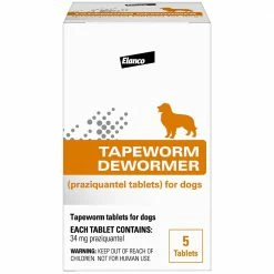 New 😉 Brand new ⌛ Elanco Tapeworm Dewormer Tablets For 🦮 🦮 Dogs 5 Ct. 🔔 🧨