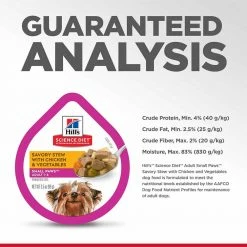 Coupon 👏 Buy 😉 Hill's Science Diet Puppy Small Paws™ Stew With Chicken And Vegetables 🐶 🐕 Dog Food 3.5 Oz. 😉 😍 -Outlet Pets Store 7393442 3
