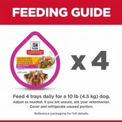 Coupon 👏 Buy 😉 Hill's Science Diet Puppy Small Paws™ Stew With Chicken And Vegetables 🐶 🐕 Dog Food 3.5 Oz. 😉 😍 -Outlet Pets Store 7393442 4