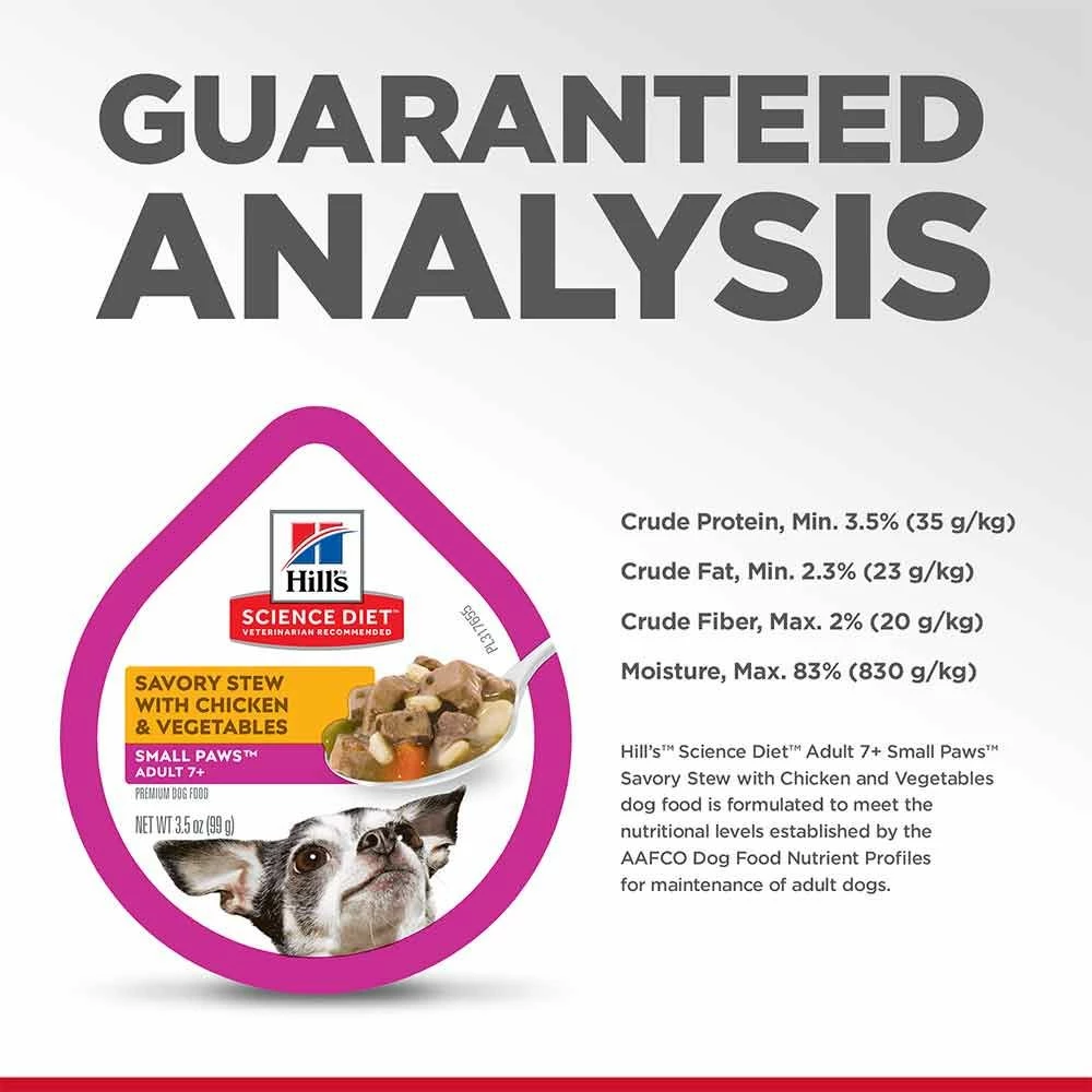 Hot Sale ๐ Buy ๐งจ Hill's Science Diet Adult 7+ Small Paws™ Stew With Chicken And Vegetables ๐ ๐ถ Dog Food 3.5 Oz. ๐ฅฐ โค๏ธ 5 Hot Sale ๐ Buy ๐งจ Hill's Science Diet Adult 7+ Small Paws™ Stew With Chicken And Vegetables ๐ ๐ถ Dog Food 3.5 Oz. ๐ฅฐ โค๏ธ - Image 5