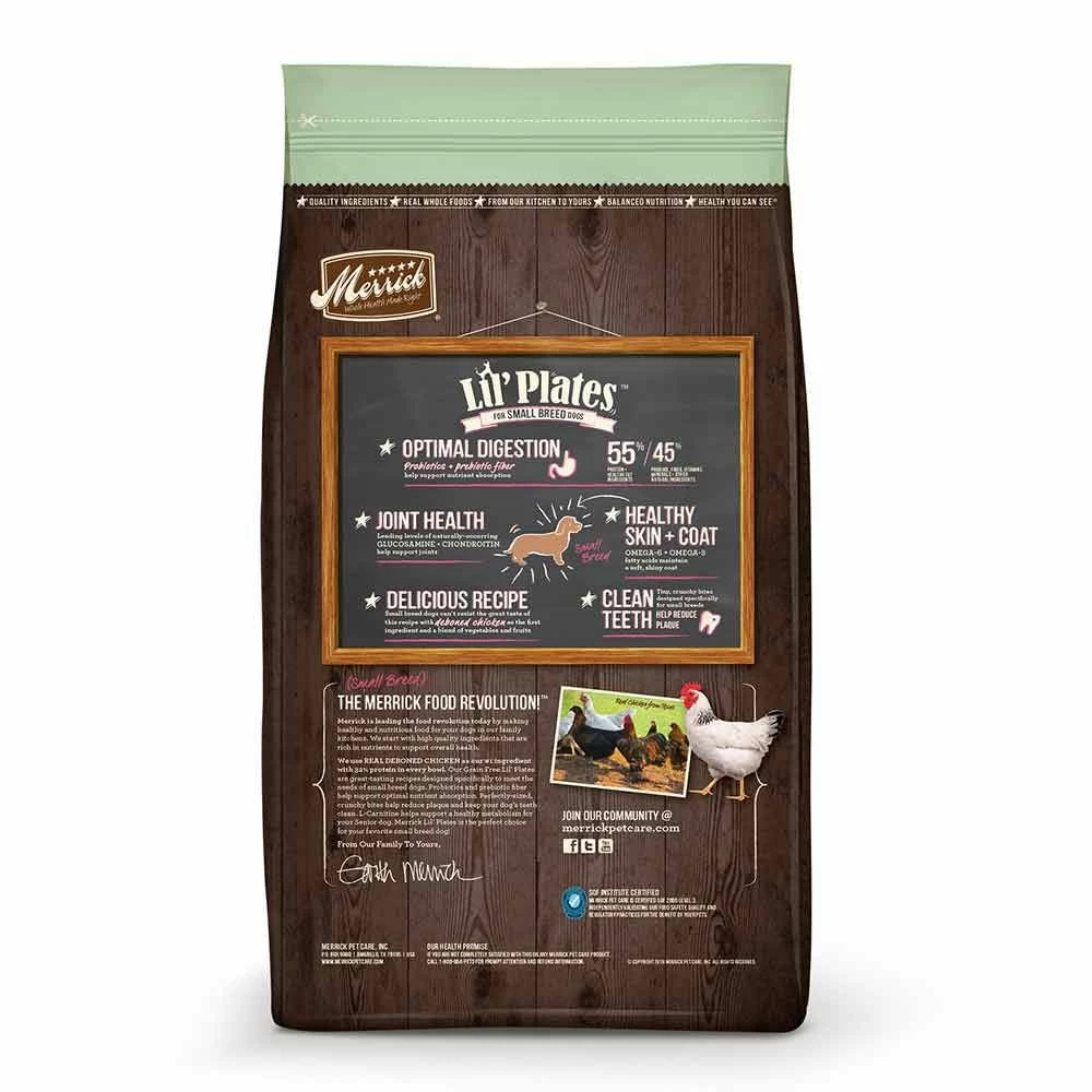 Discount ๐ New ๐งจ Merrick Lil' Plates Grain Free Senior Real Chicken + Sweet Potato Recipe ๐ ๐ Dog Food 4 Lb. โญ ๐ 2 Discount ๐ New ๐งจ Merrick Lil' Plates Grain Free Senior Real Chicken + Sweet Potato Recipe ๐ ๐ Dog Food 4 Lb. โญ ๐ - Image 2