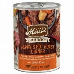 Buy 😉 Hot Sale 🧨 Merrick Chunky Canned 🐶 🐕 Dog Food 12.7 Oz. 👏 🤩