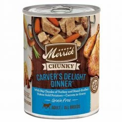 Buy 😉 Hot Sale 🧨 Merrick Chunky Canned 🐶 🐕 Dog Food 12.7 Oz. 👏 🤩 -Outlet Pets Store 7393514
