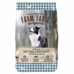 Best deal ❤️ Budget 🛒 Farm Table® Natural Beef Meal & Rice Recipe 🦮 🐶 Dog Food 🧨 😍