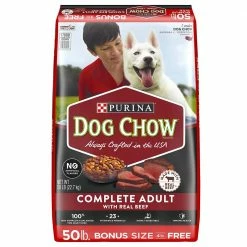 Best reviews of โญ Hot Sale โญ ๐ Dog Chow Complete Adult Dry ๐ ๐ Dog Food With Real Beef 50 Lb. โจ โค๏ธ