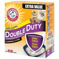 Best reviews of 🧨 Best Sale 🌟 ARM & 🔨 🔨 HAMMER Double Duty Clumping Cat Litter 40 Lb. 🌟 🔔