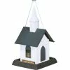 Best Sale 🤩 Best Sale 😀 Mini White Church Bird Feeder ⌛ 🎉