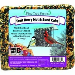 Coupon 😉 Outlet 🛒 Pine Tree Farms Fruit Berry Nut & Seed Bird Seed Cake - 2Lb. ✔️ 🌟