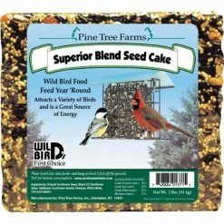 Wholesale 💯 Cheap ❤️ Pine Tree Farms Superior Blend Bird Seed Cake - 2Lb. 😀 🌟