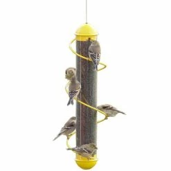 Budget 😍 Outlet ✔️ Songbird Essentials Yellow Spiral Thistle Feeder 👍 🤩
