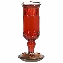 Buy ⌛ Brand new 😉 Perky Pet Red Antique Bottle Hummingbird Feeder 🔥 😀