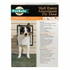 Brand new 🛒 Brand new ✔️ Wall Entry Aluminum Pet Door 🔥 😀