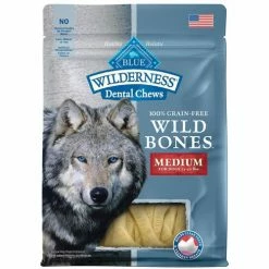 Brand new 💯 Budget 💯 Blue Wilderness Wild Bones Dental Chews 10 Oz. 🔥 ✔️