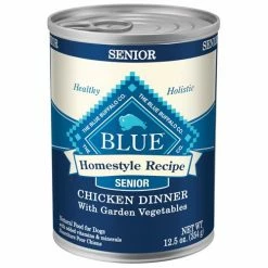 Top 10 😍 Flash Sale 🥰 Blue Buffalo Homestyle Recipe Chicken Dinner With Garden Vegetables And Brown Rice Senior 🦮 🐕 Dog Food 12.5 Oz. 😉 ✔️