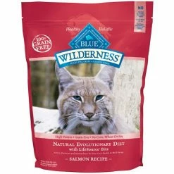 Best Pirce 🛒 Best Pirce ✔️ Blue Wilderness Salmon Recipe Adult Cat Food 5 Lb. 🎁 ⌛