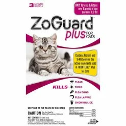Promo 🥰 Cheapest 👍 Zoguard Plus Topical Flea & Tick Protection For Cats 3 Pk. 🔔 ⌛