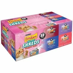 Best Pirce 🔥 Discount 👍 Friskies Savory Shreds Cat Food Variety Pack 32 Pack 👍 ⭐
