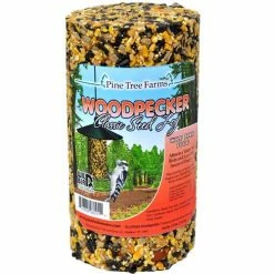 New 😀 New ✔️ Pine Tree Farms Woodpecker Seed Log 36 Oz. 🌟 🥰